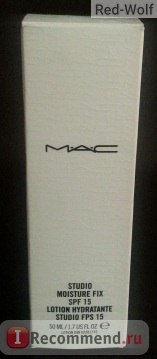 Зволожуючий крем для обличчя mac studio moisture fix spf15 lotion hydratante - «секрет візажиста як