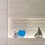Fürdőszoba - tengeri stílusban a belső, tenger csempe a fürdőszoba számára
