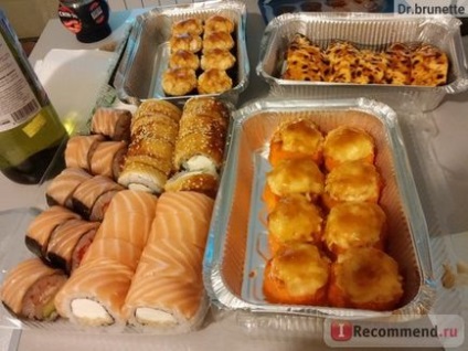 Delicious sushi, St. Petersburg - „ez a legfélelmetesebb sushi! Best of the Best! „A felhasználók véleménye