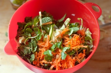 Ízletes csirke saláta recept Vietnam