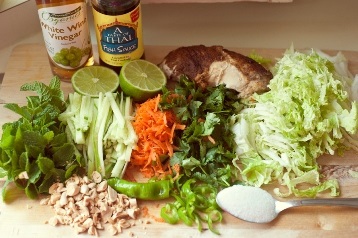 Ízletes csirke saláta recept Vietnam