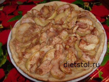 Недільна солодка піца з яблук ледачий рецепт