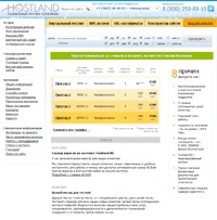 Хостинг hostland - віртуальний хостинг - огляд хостингів
