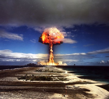 nukleáris robbantások