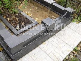 Заливка могил бетоном і пристрій вимощення з описом, цінами і фото