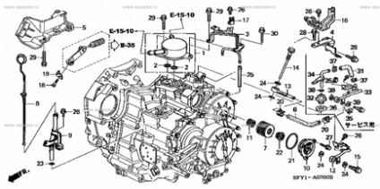 Заміна масла в акпп в honda своїми руками (заміна фільтра акпп на uc1)