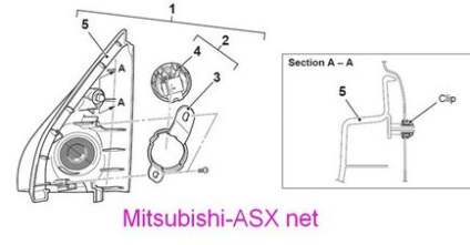 Cseréje külső tükör - autóklub Mitsubishi ASX, Mitsubishi terepjárók, SUV-ok Mitsubishi