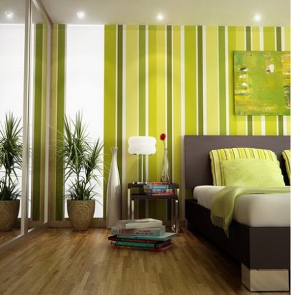 Culoare galbenă pentru dormitor, patru pereți - blog despre design interior și interior