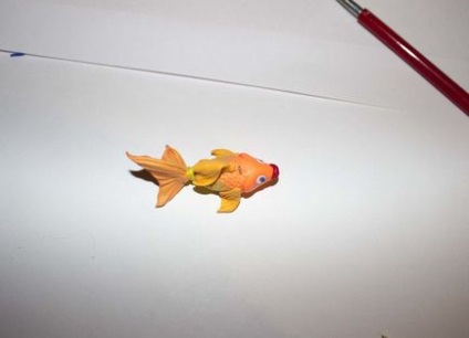 Goldfish din argilă polimerică, fă-o singur