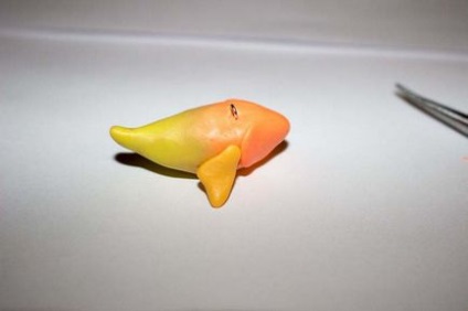 Goldfish polimer agyag, csinál a kezével
