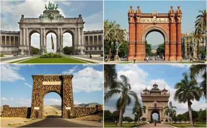 10 Cele mai uimitoare arcade, monumente ale triumfului istoriei, arhitecturii și artei