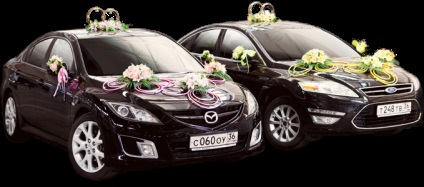 Închiriați o mașină pentru o nuntă în limuzinele Voronez, microbuze, autobuze, decorațiuni de nuntă