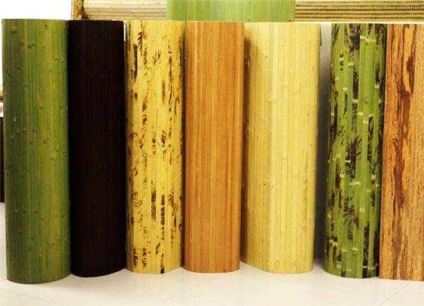 Бамбукові шпалери вибір і поклейка