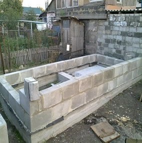 Baie din blocul de ciment cu propriile mâini - proiecte, construcții, izolații