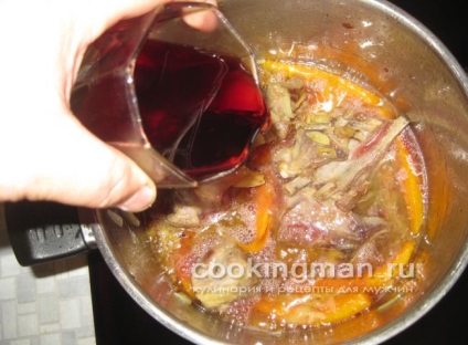 Maioneza zdrobită în vin - gătit pentru bărbați