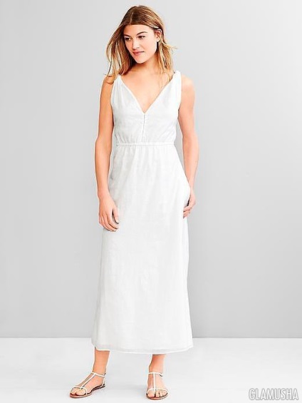 Fehér ruha a segéd kiválasztásában - minden stílusban, minden költségvetési