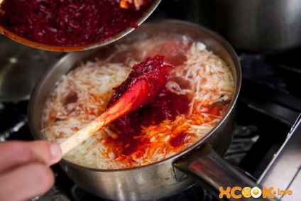 Borsch cu carne afumată - rețetă pas cu pas cu fotografie de gătit