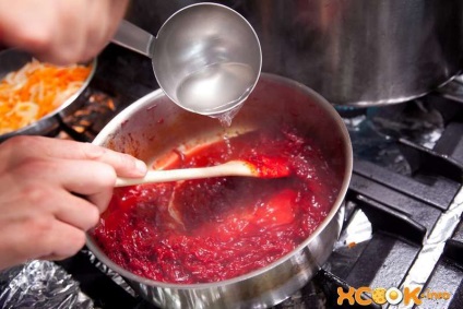 Borsch cu carne afumată - rețetă pas cu pas cu fotografie de gătit