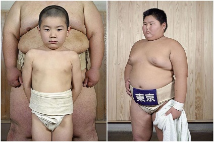 Copii Sumo wrestlers