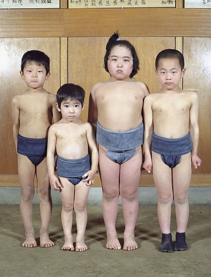 Copii Sumo wrestlers