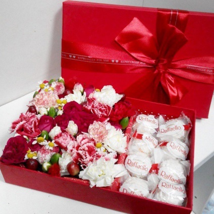 Bouquet egy dobozban mesterkurzus hogyan édességet