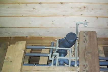 Cанузел в дерев'яному будинку установка системи вентиляції, обробка ванної та туалету в котеджі - my life