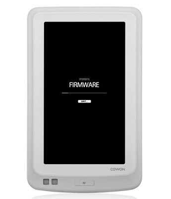 Cowon X7 firmware hivatalos honlapja