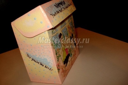 Decoupage doboz podrisovki