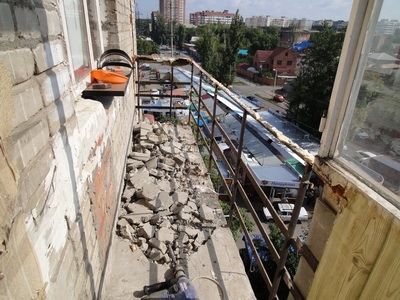Демонтаж балкона і лоджії своїми руками