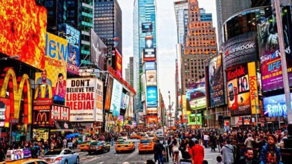 Kilenc elképesztő tényeket Times Square New York City