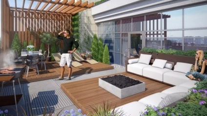 Pentru terase și arbori, este mai bine să alegeți un material care să nu se deterioreze de umiditate