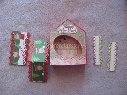 House egy kecskét a technika scrapbooking kezeddel (papír scrapbooking) House egy kecskét a technika scrapbooking kezeddel