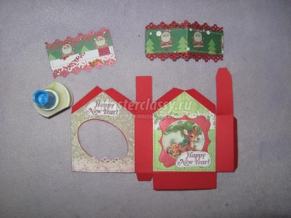 House egy kecskét a technika scrapbooking kezeddel (papír scrapbooking) House egy kecskét a technika scrapbooking kezeddel
