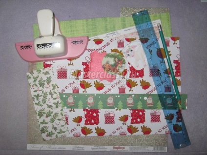 House egy kecskét a technika scrapbooking kezeddel