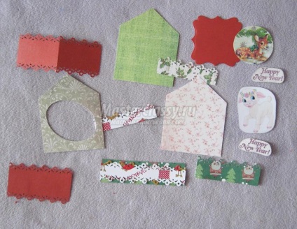 House egy kecskét a technika scrapbooking kezeddel (a technika) House egy kecskét a technika scrapbooking kezeddel