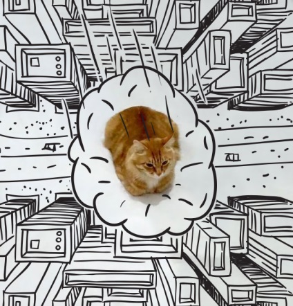 Dorisuy o serie de pisici amuzante despre aventurile unei pisici rosii