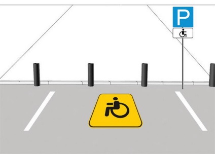 Дорожній знак «парковка для інвалідів»