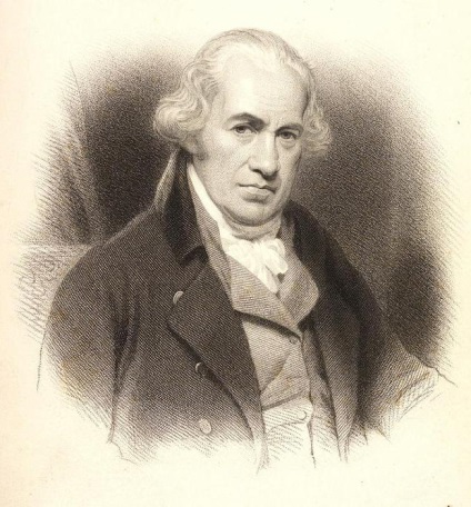 James Watt - a feltaláló a gőzgép