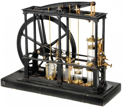 James Watt este inventatorul unui motor cu aburi