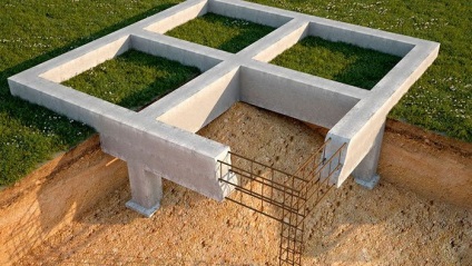 Fundația pentru o casă din beton gazos cum să construiască