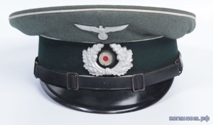 Wehrmacht cap - schirmmütze - uniformă și insignă - istorie militară, arheologie, vechi
