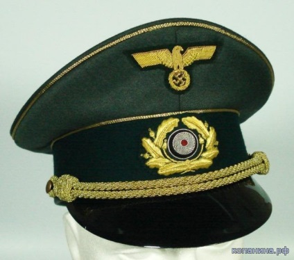 Wehrmacht cap - schirmmütze - uniformă și insignă - istorie militară, arheologie, vechi