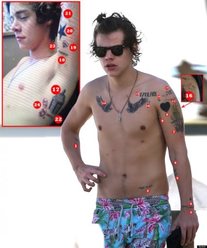 Harry Styles și toate tatuajele lui, ellegirl
