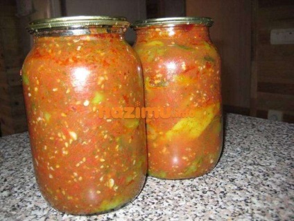 Гіркий перець в томаті на зиму - фото рецепт приготування по-грузинськи