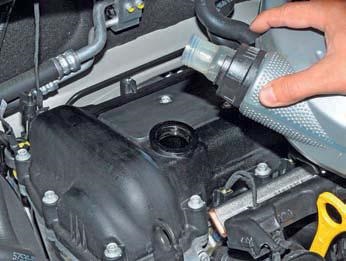 Hyundai Solaris отстраняване монтаж ремонт подмяна проверка на нивото на маслото в двигателя Hyundai Solaris