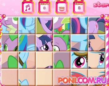 Jocuri de puzzle cu ponei
