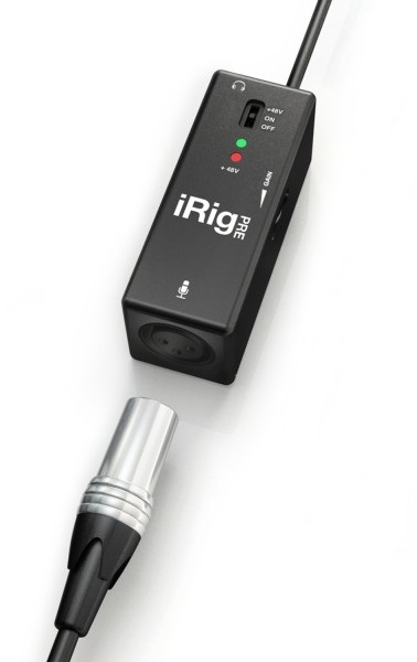 Ik multimedia irig pre - універсальний інтерфейс мікрофона для iphone