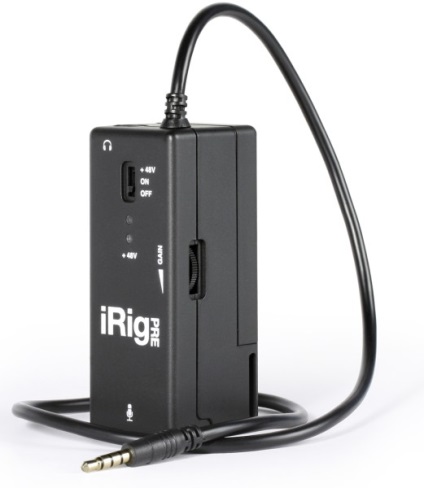 Ik multimedia irig pre - універсальний інтерфейс мікрофона для iphone