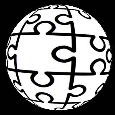Inkscape - кулька з пазлів