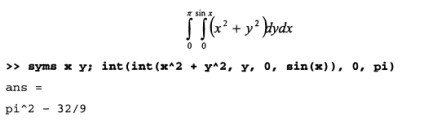 Integrarea matlab